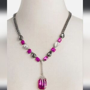 🆕 Ritch Witch Pink Stone Necklace 🩷 Betsey Johnson